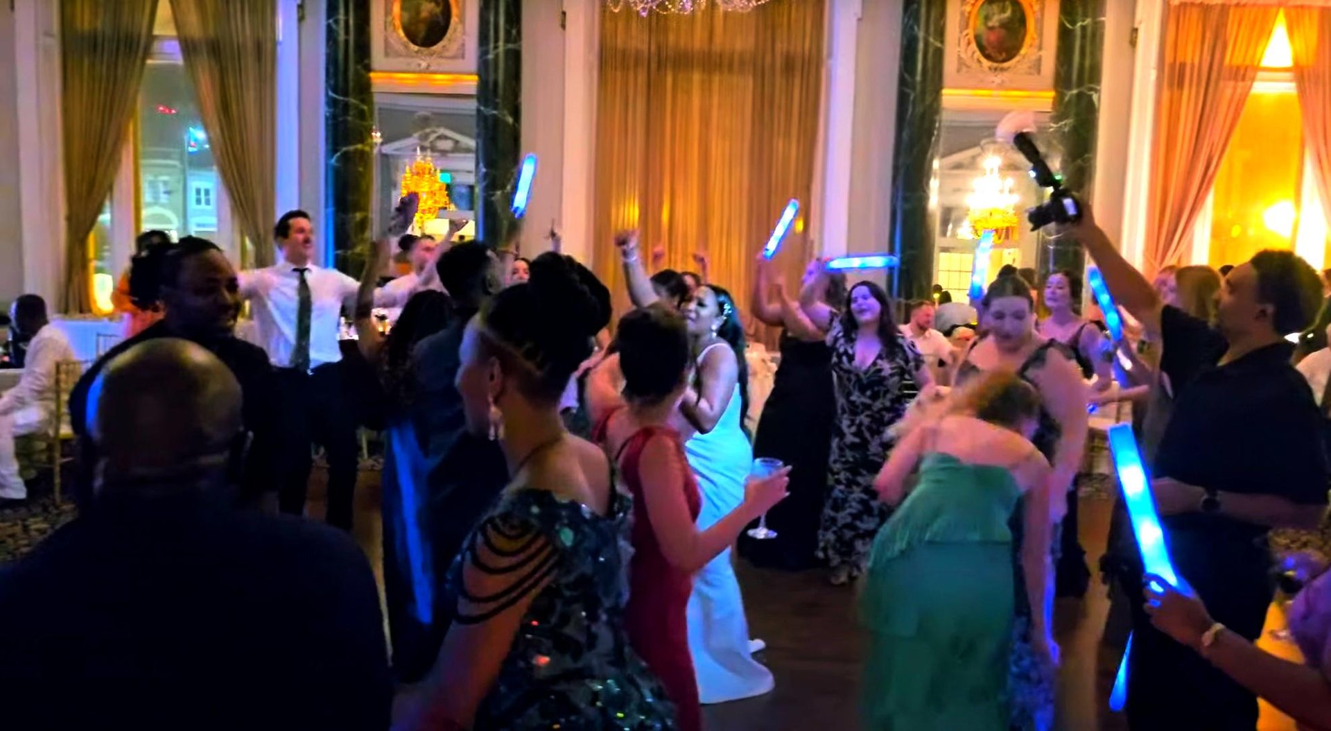 Fun Baltimore Wedding reception