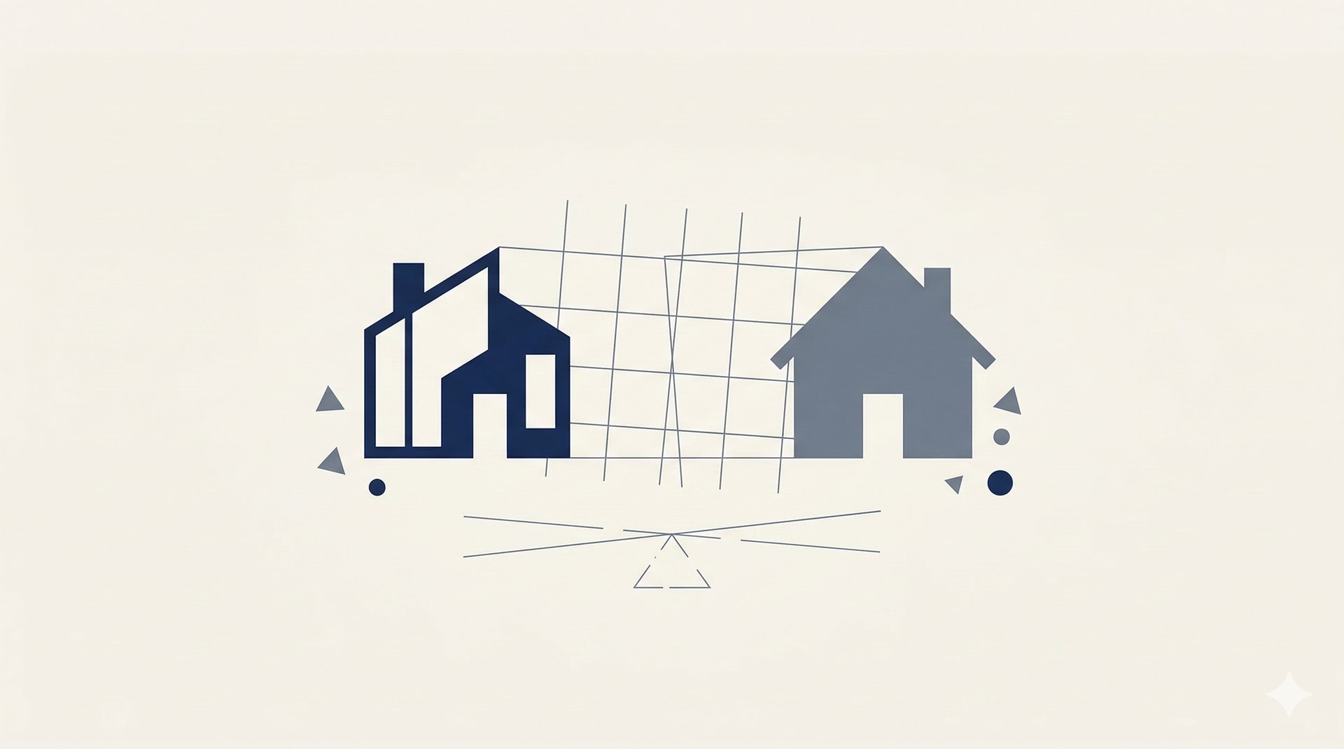 Ilustración sobre comparar viviendas sin un criterio claro