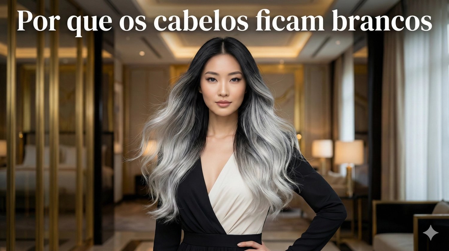 Cabelo branco jovem quando os cabelos brancos aparecem
