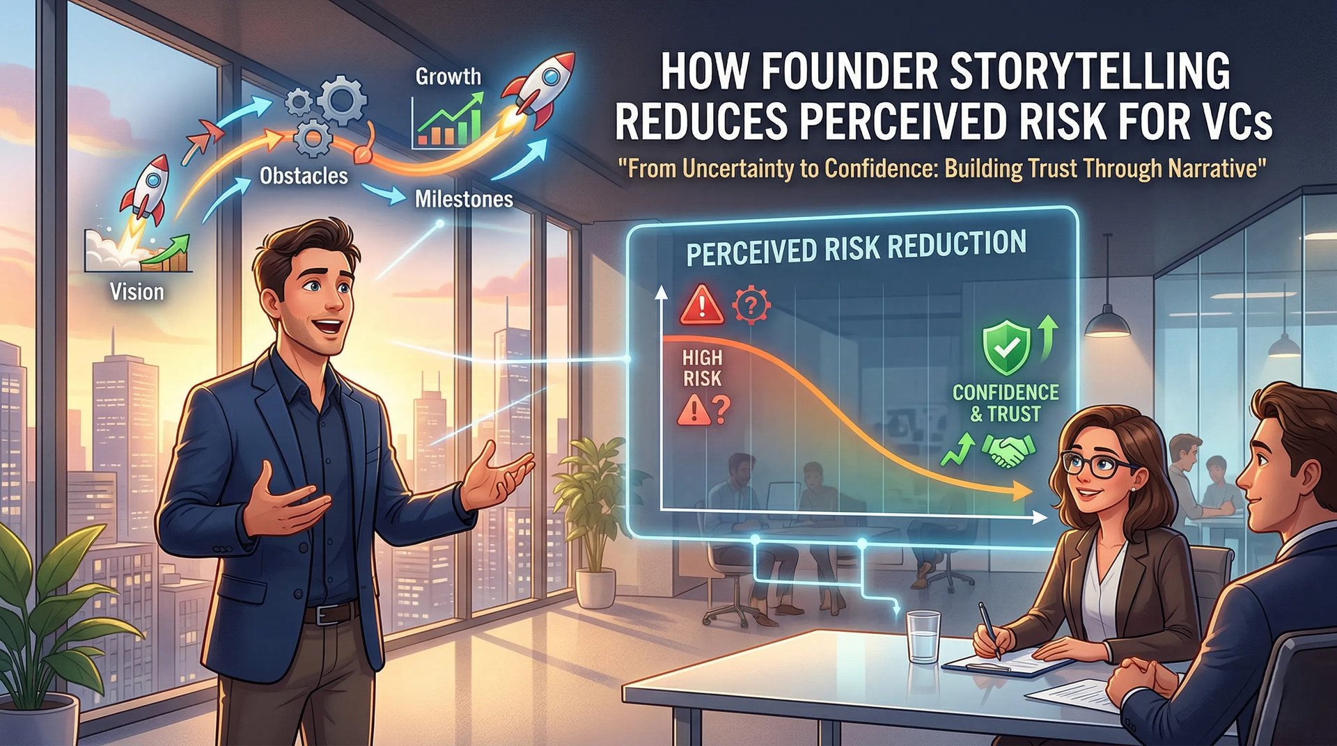 How Founder Storytelling Reduces Perceived Risk for VCs