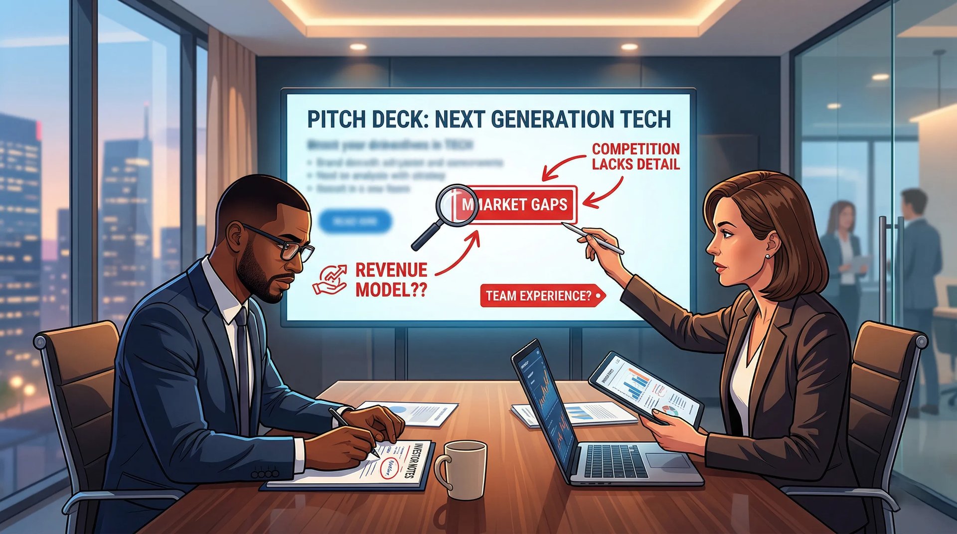 Why Investors Spot Pitch Deck Weaknesses Before Strengths