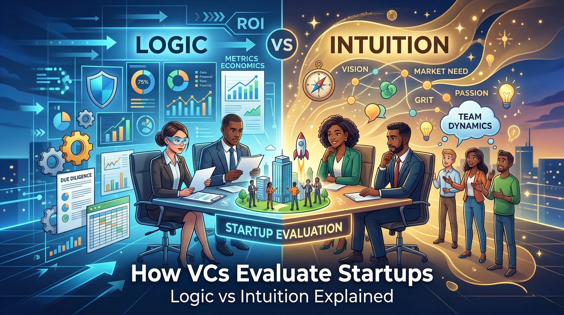 How VCs Evaluate Startups: Logic vs Intuition Explained