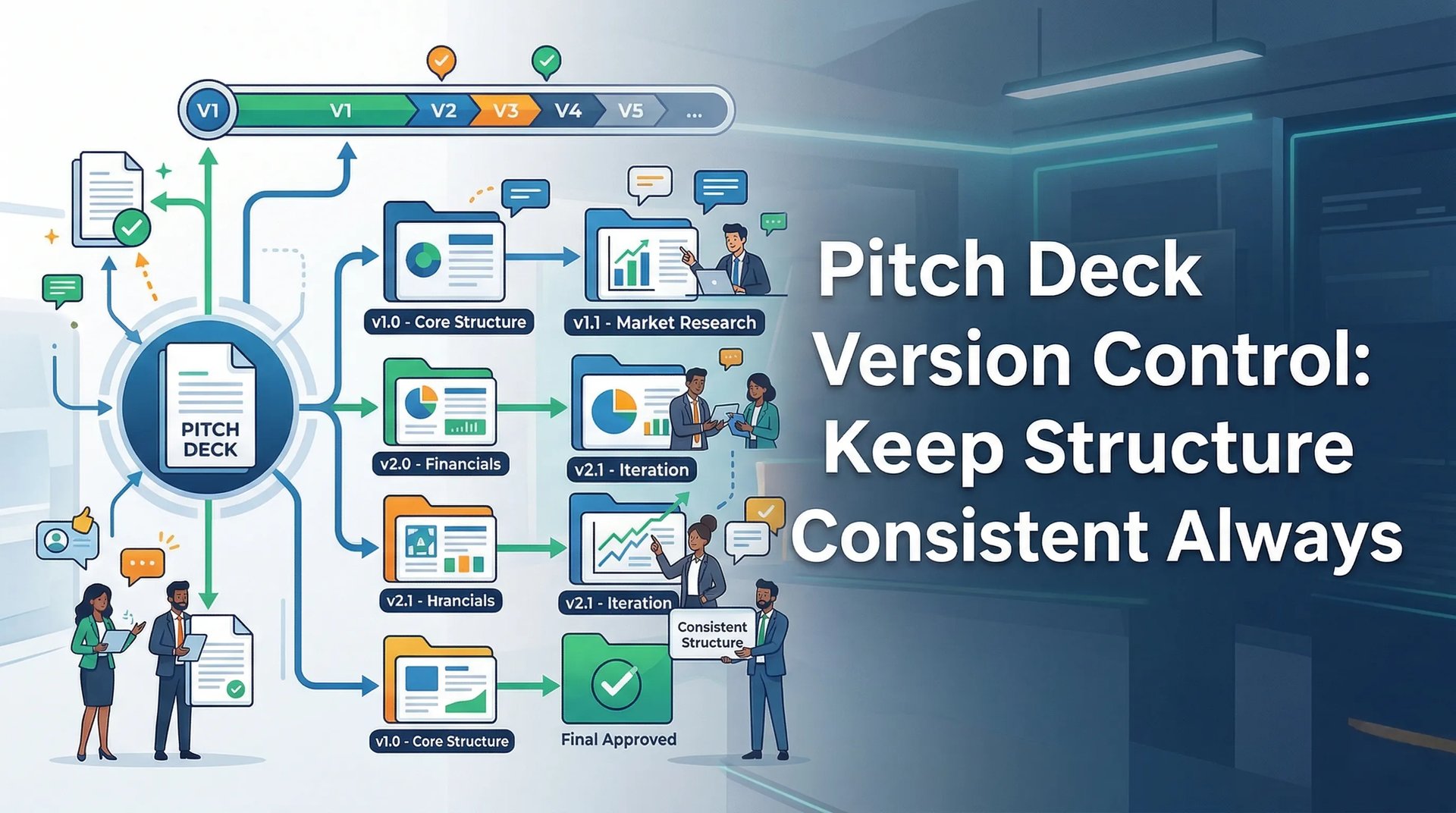 Pitch Deck Version Control: Keep Structure Consistent Always