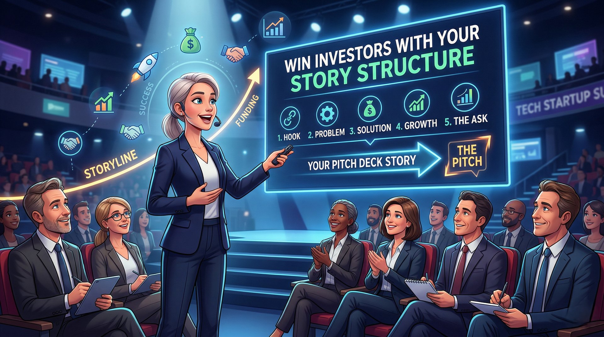 How to Use Story Structure in Your Pitch Deck to Win Investors