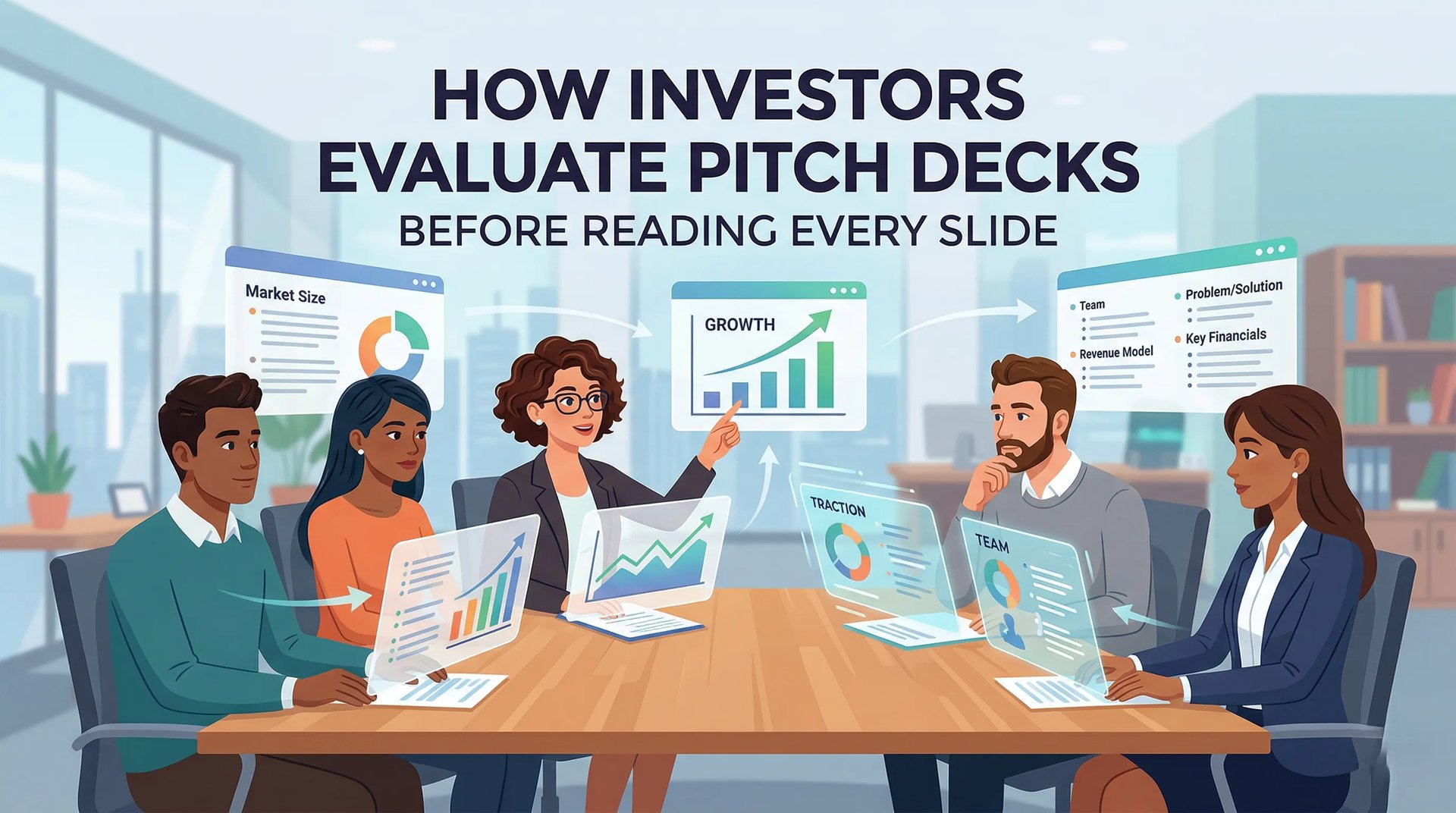 How Investors Evaluate Pitch Decks Before Reading Every Slide