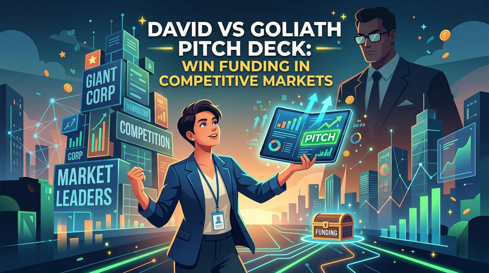 David vs Goliath Pitch Deck: Win Funding in Competitive Markets