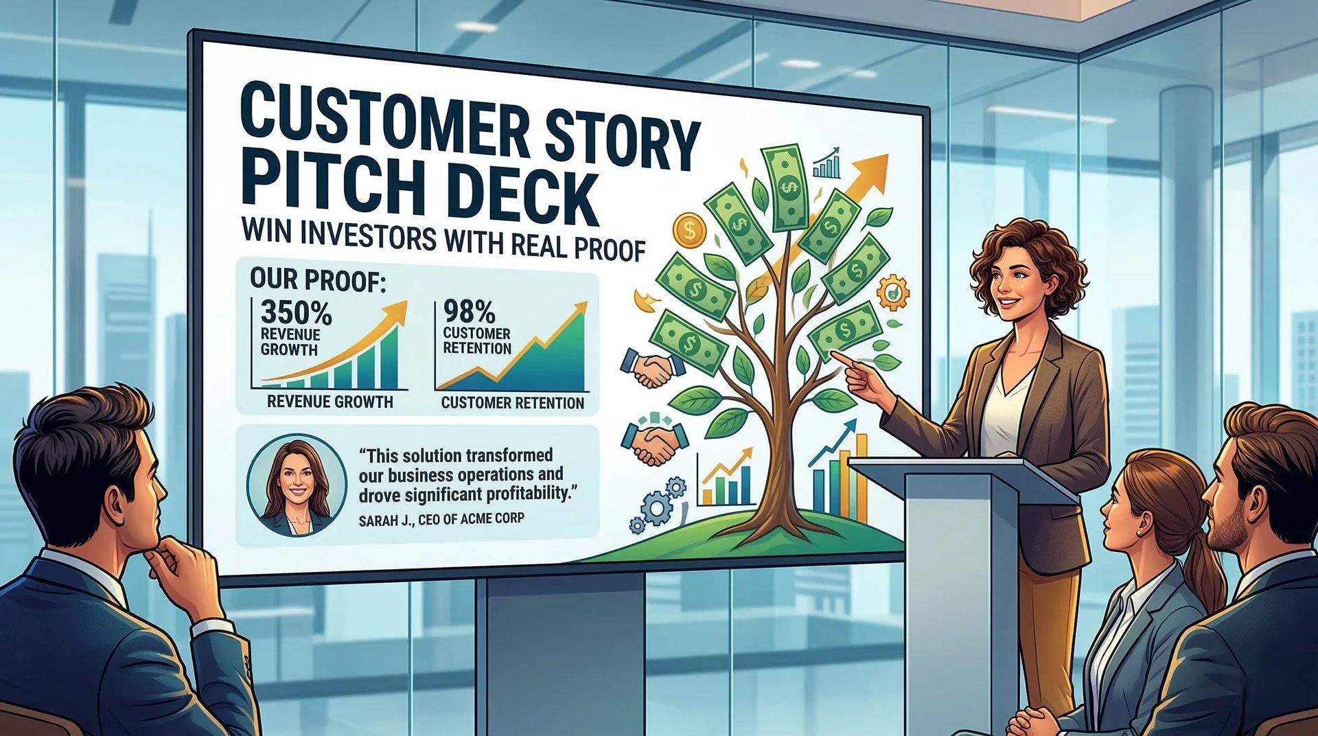 Customer Story Pitch Deck: Win Investors With Real Proof