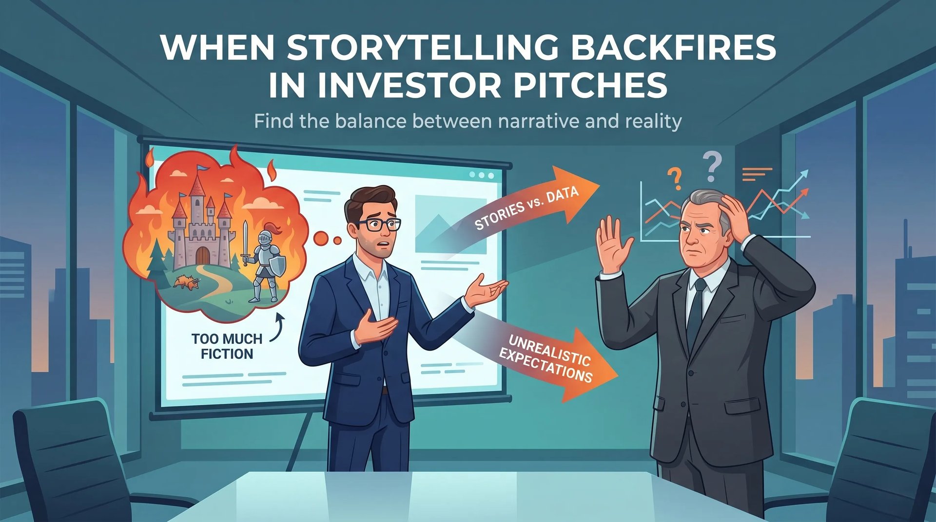 Why Storytelling Backfires in Investor Pitches
