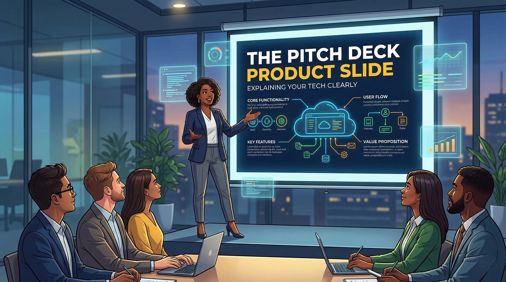 The Pitch Deck Product Slide: Explaining Your Tech Clearly