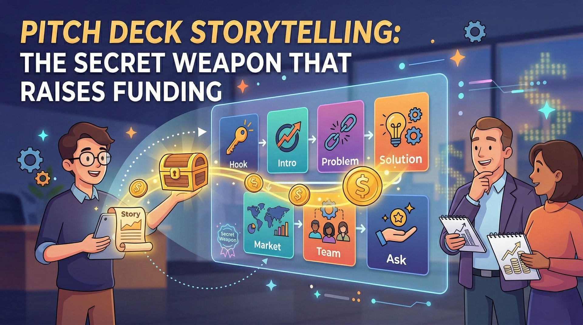 Pitch Deck Storytelling: The Secret Weapon That Raises Funding