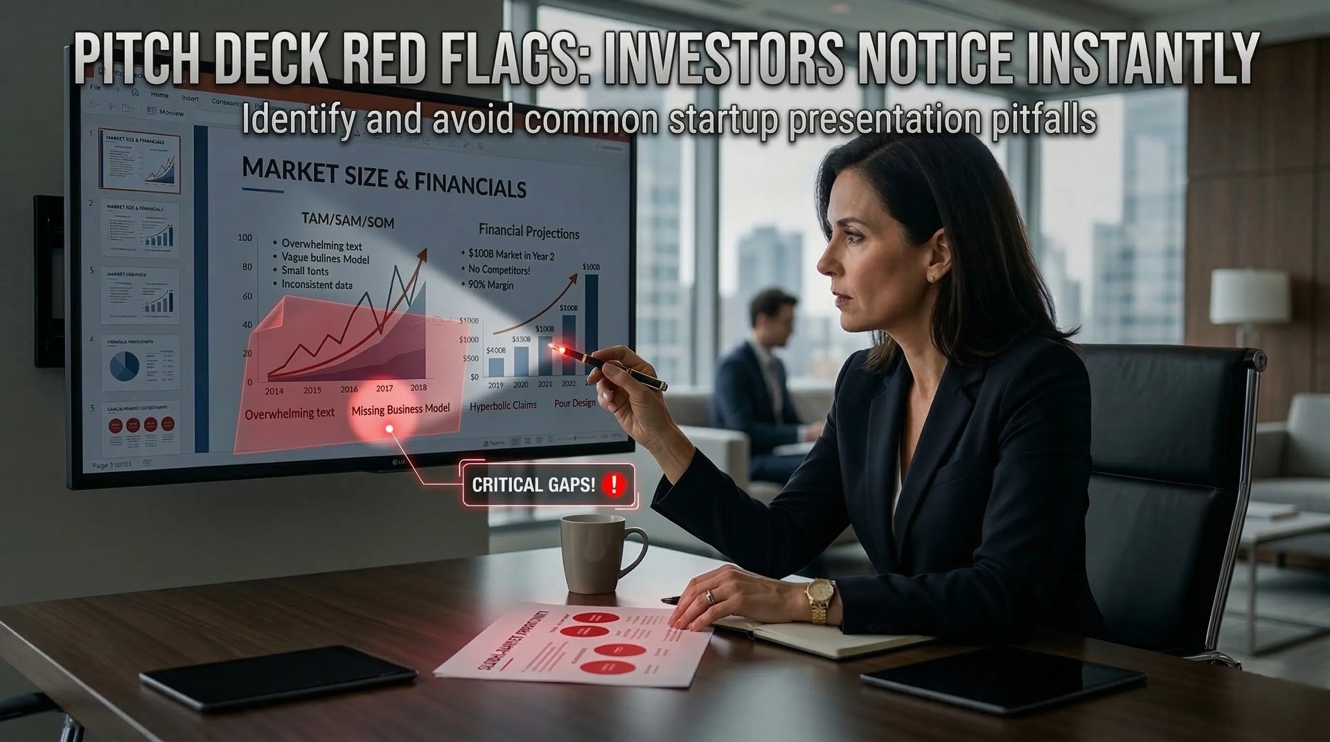 Pitch Deck Red Flags Investors Notice Instantly