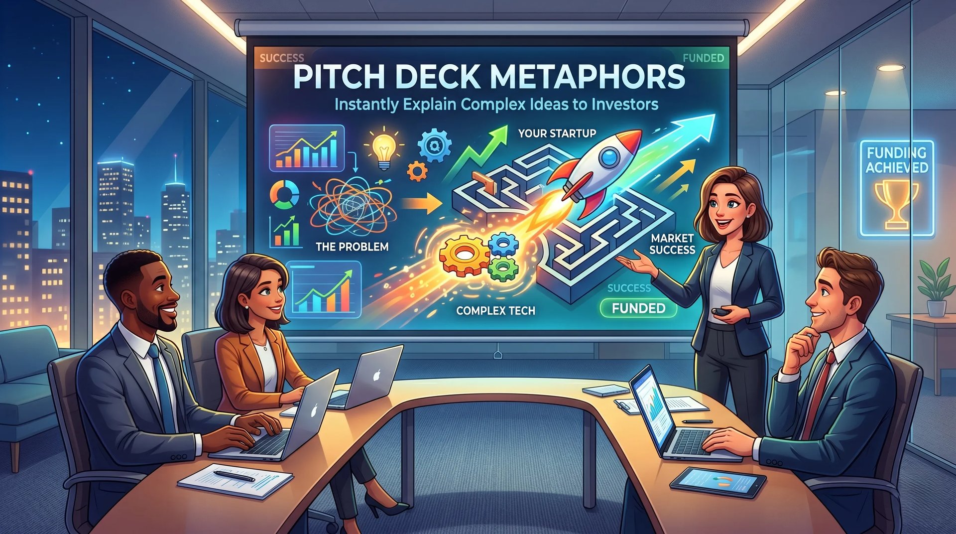Pitch Deck Metaphors: Make Investors Understand Complex Ideas Instantly