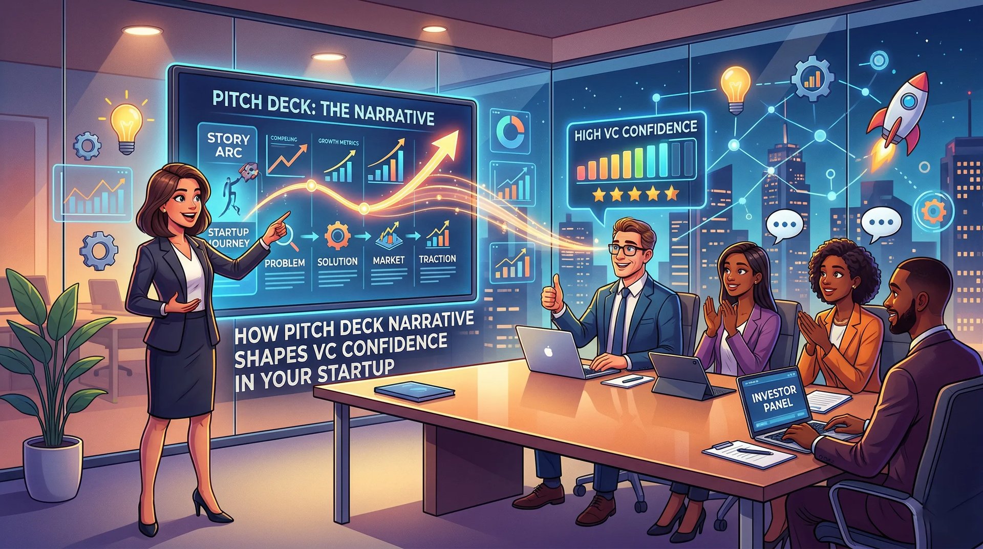 How Pitch Deck Narrative Shapes VC Confidence in Your Startup