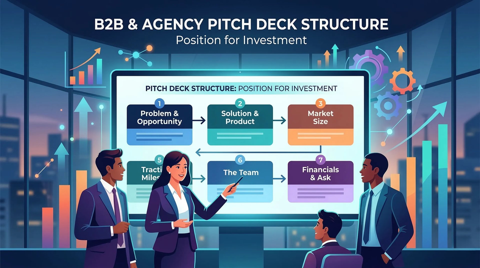 B2B & Agency Pitch Deck Structure: Position for Investment