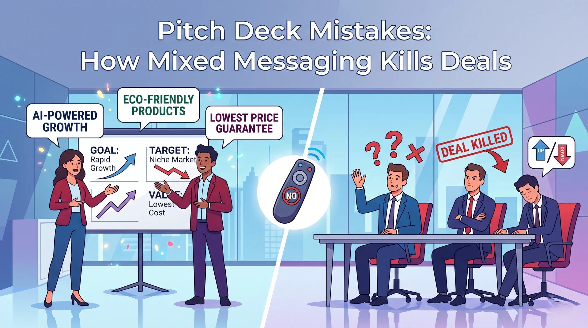 Pitch Deck Mistakes: How Mixed Messaging Kills Deals