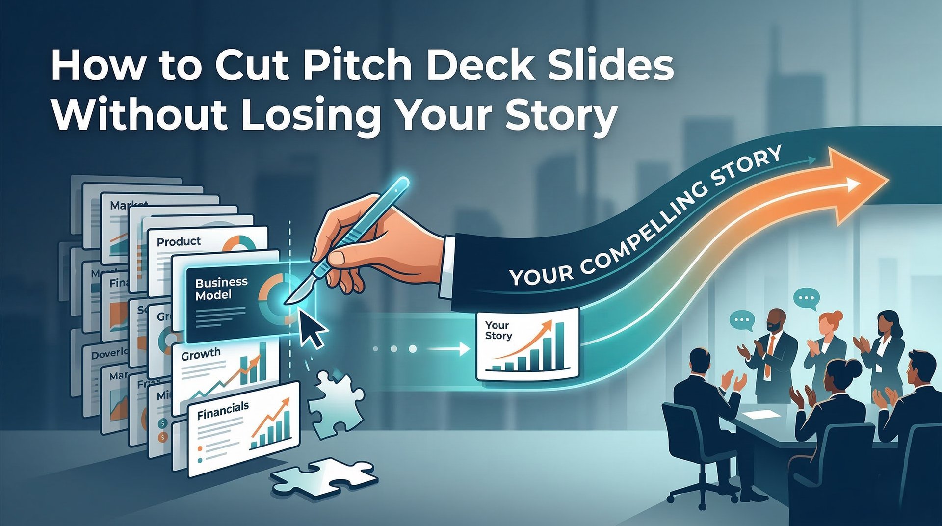 How to Cut Pitch Deck Slides Without Losing Your Story
