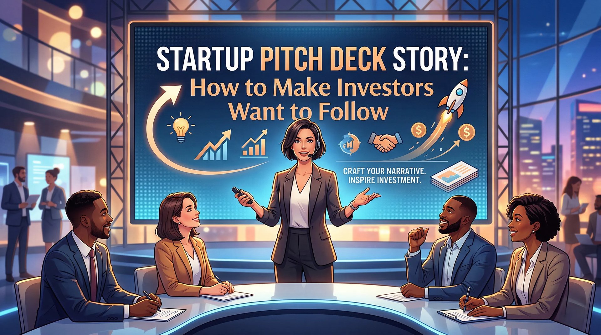 Startup Pitch Deck Story: How to Make Investors Want to Follow