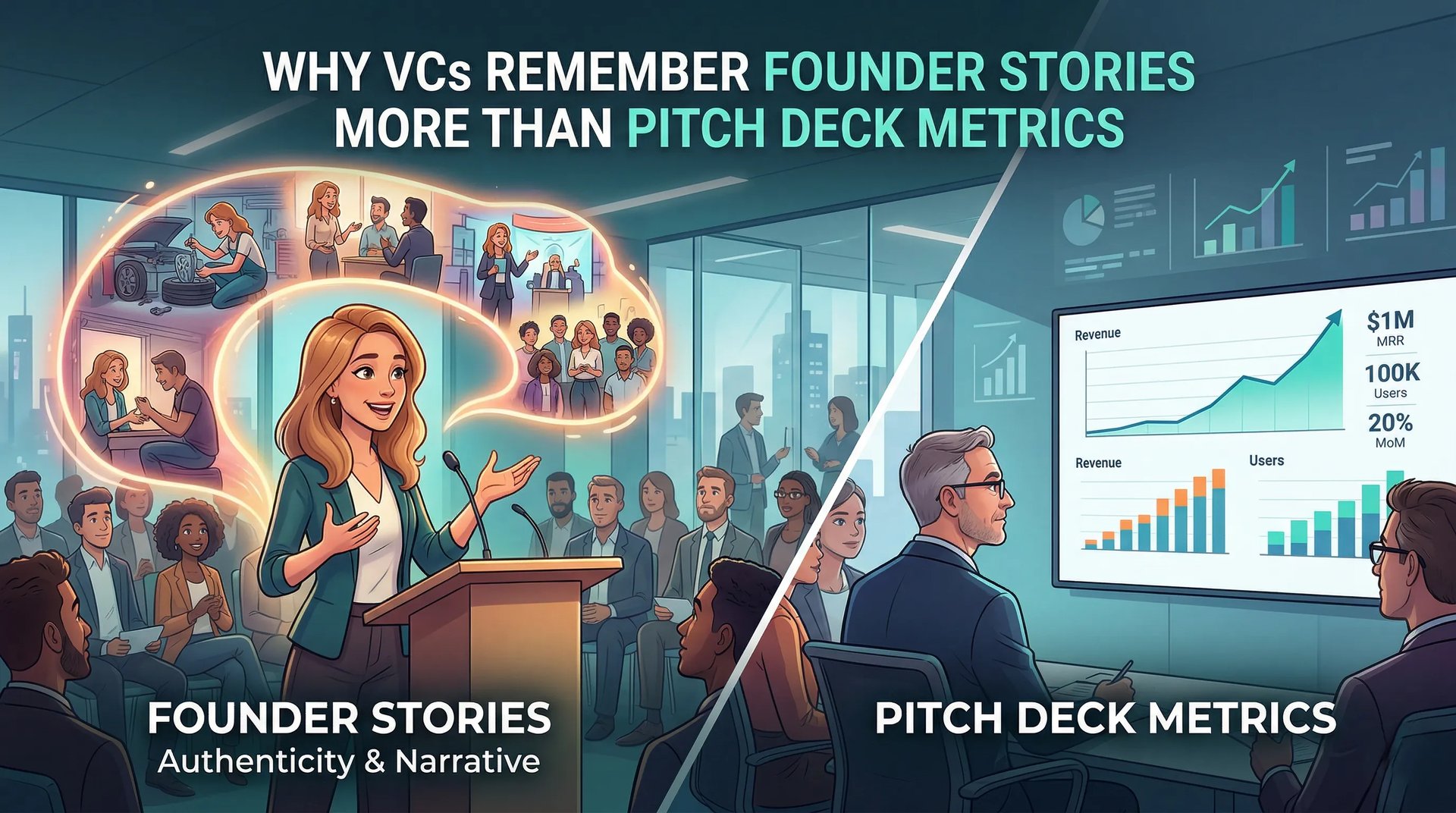Why VCs Remember Founder Stories More Than Pitch Deck Metrics