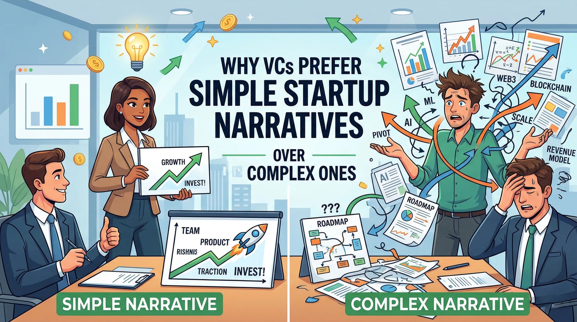 Why VCs Prefer Simple Startup Narratives Over Complex Ones