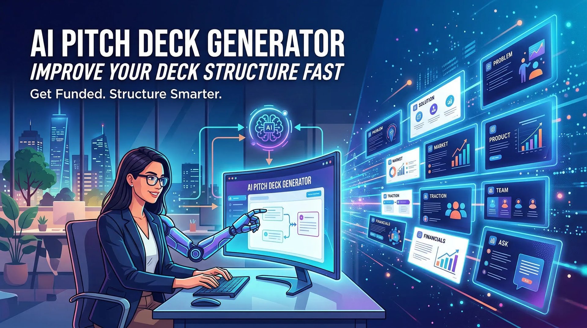 AI Pitch Deck Generator: Improve Your Deck Structure Fast
