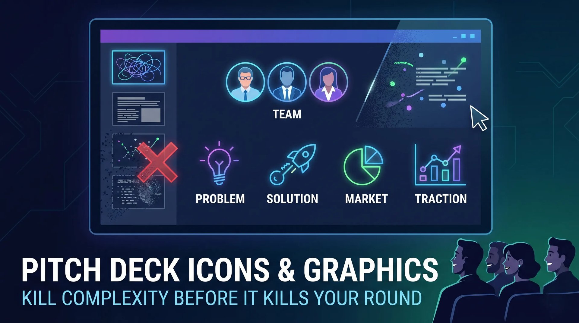 Pitch Deck Icons & Graphics in pitch deck