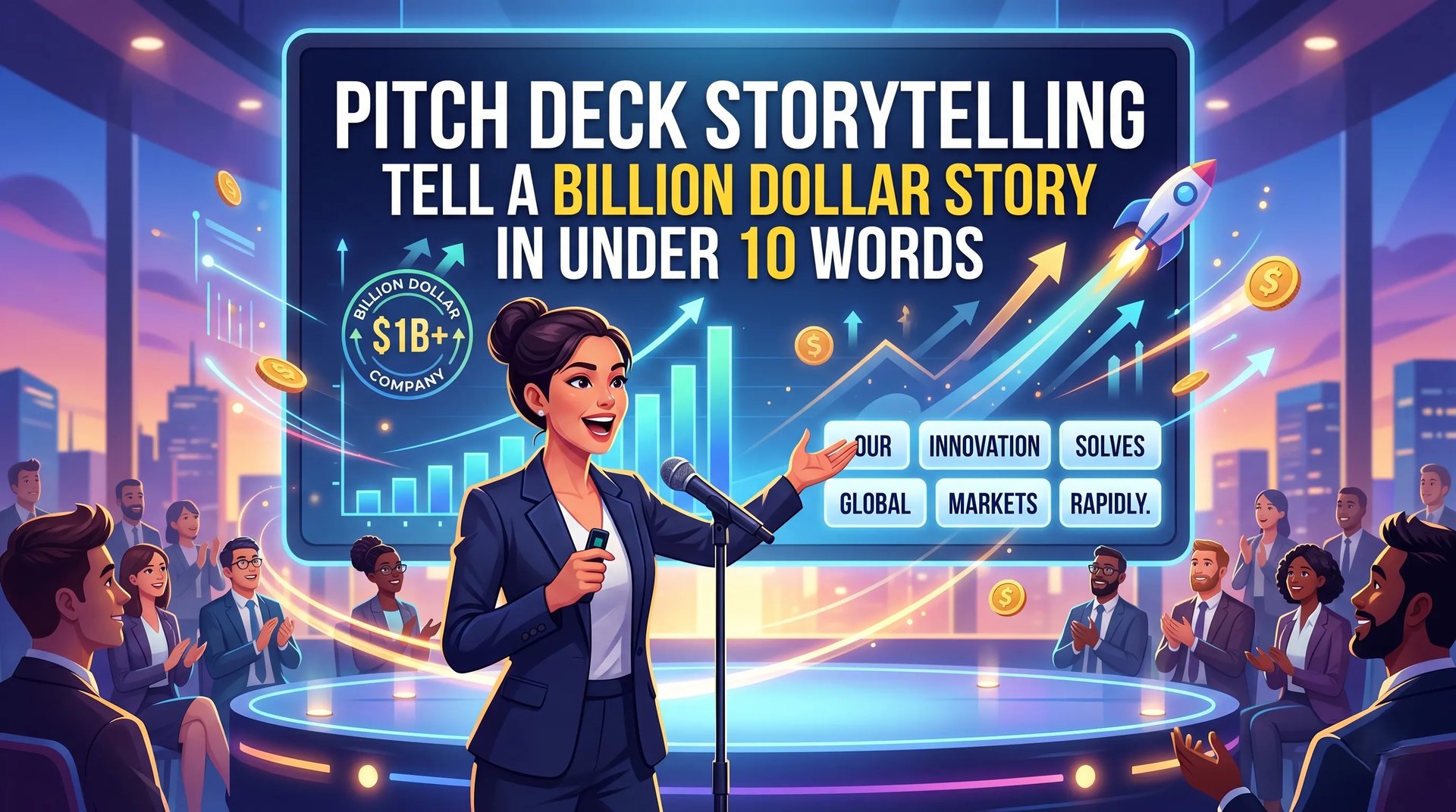 Pitch Deck Storytelling: Tell a Billion Dollar Story in Under 10 Words