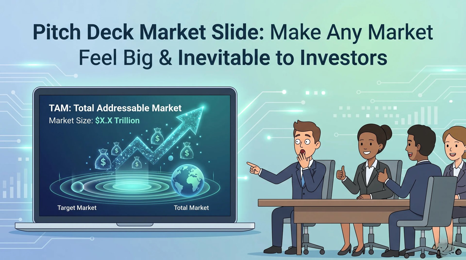 Pitch Deck Market Slide: Make Any Market Feel Big & Inevitable to Investors