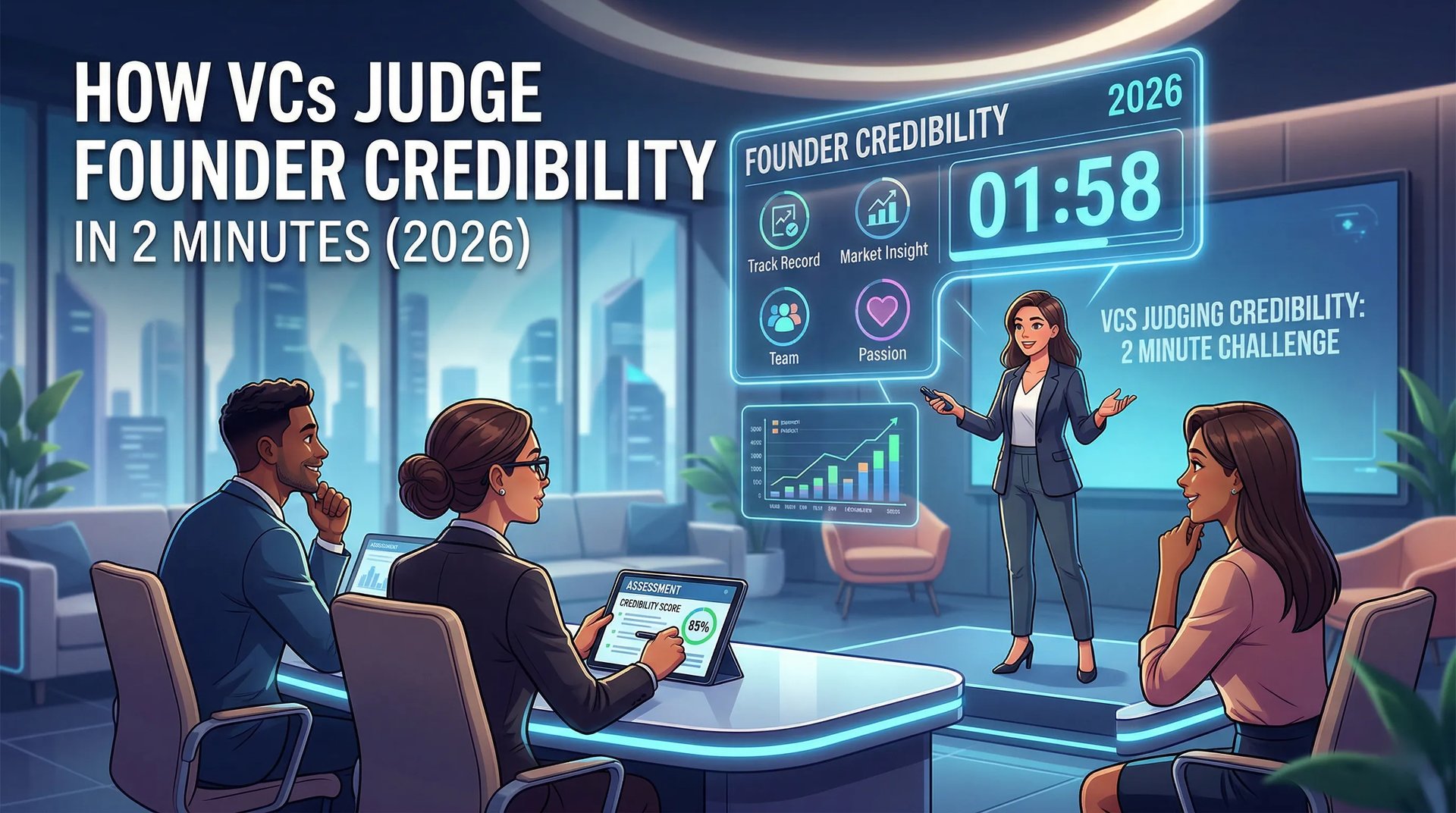 How VCs Judge Founder Credibility in 2 Minutes (2026)