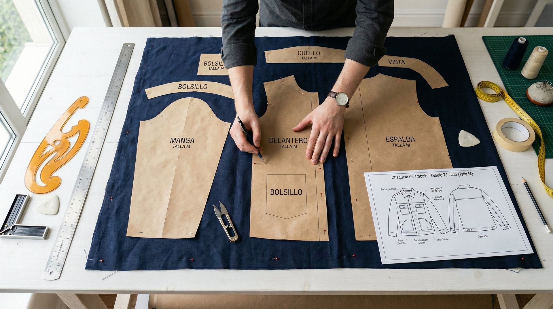 Patronaje de moda en Valencia — MANRIQUE Studio Benimaclet