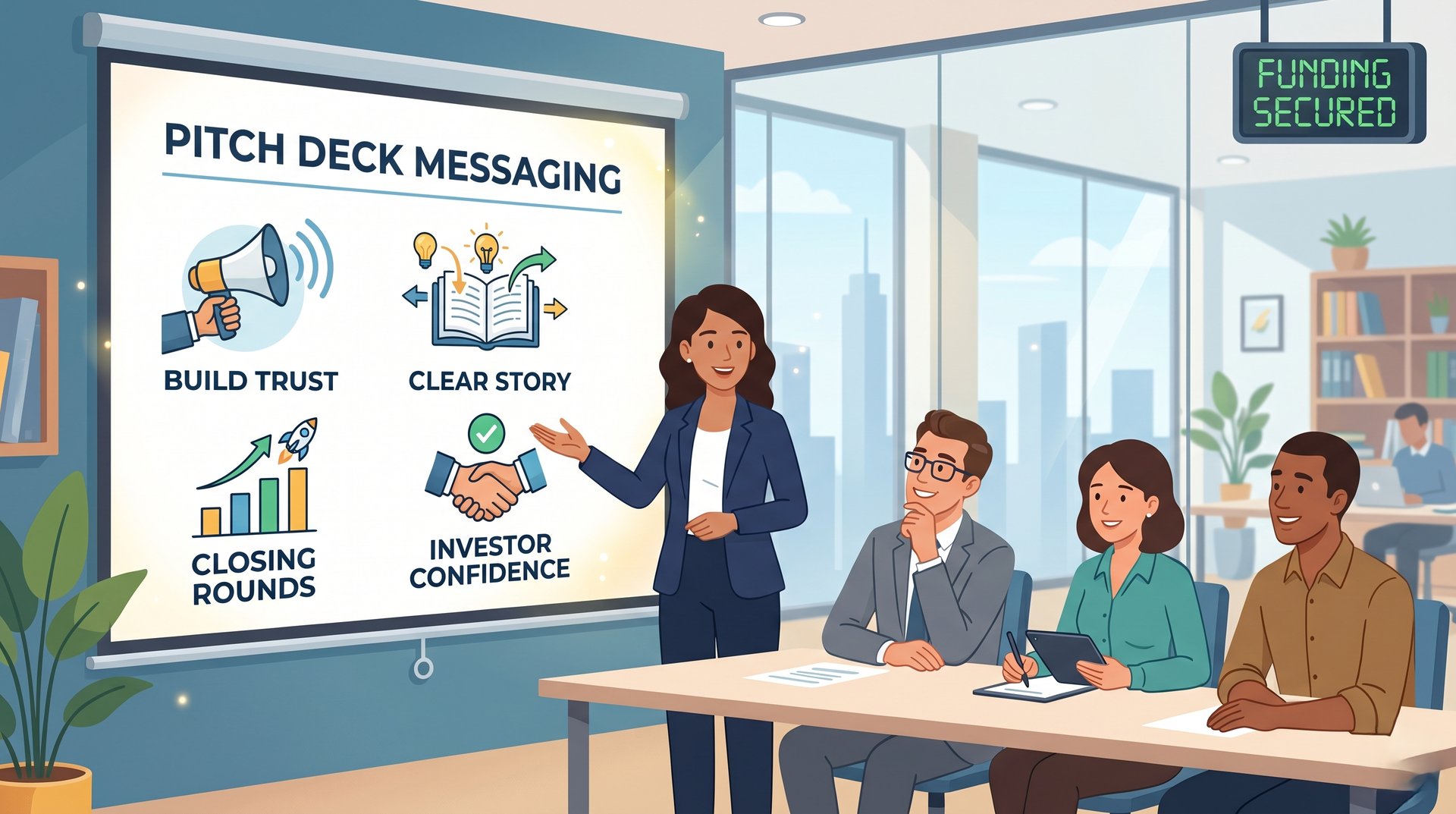 Pitch Deck Messaging: Build Investor Trust That Closes Rounds