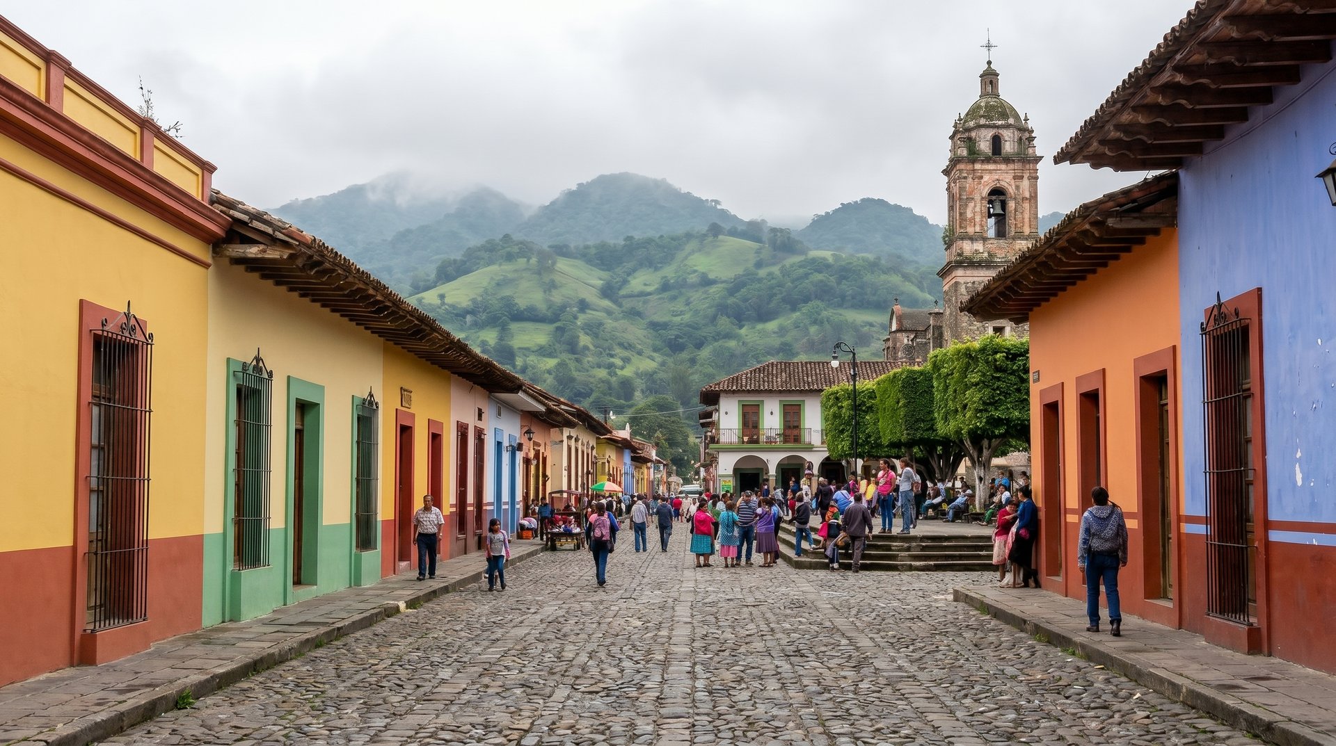 Centro historico de coatepec, veracruz