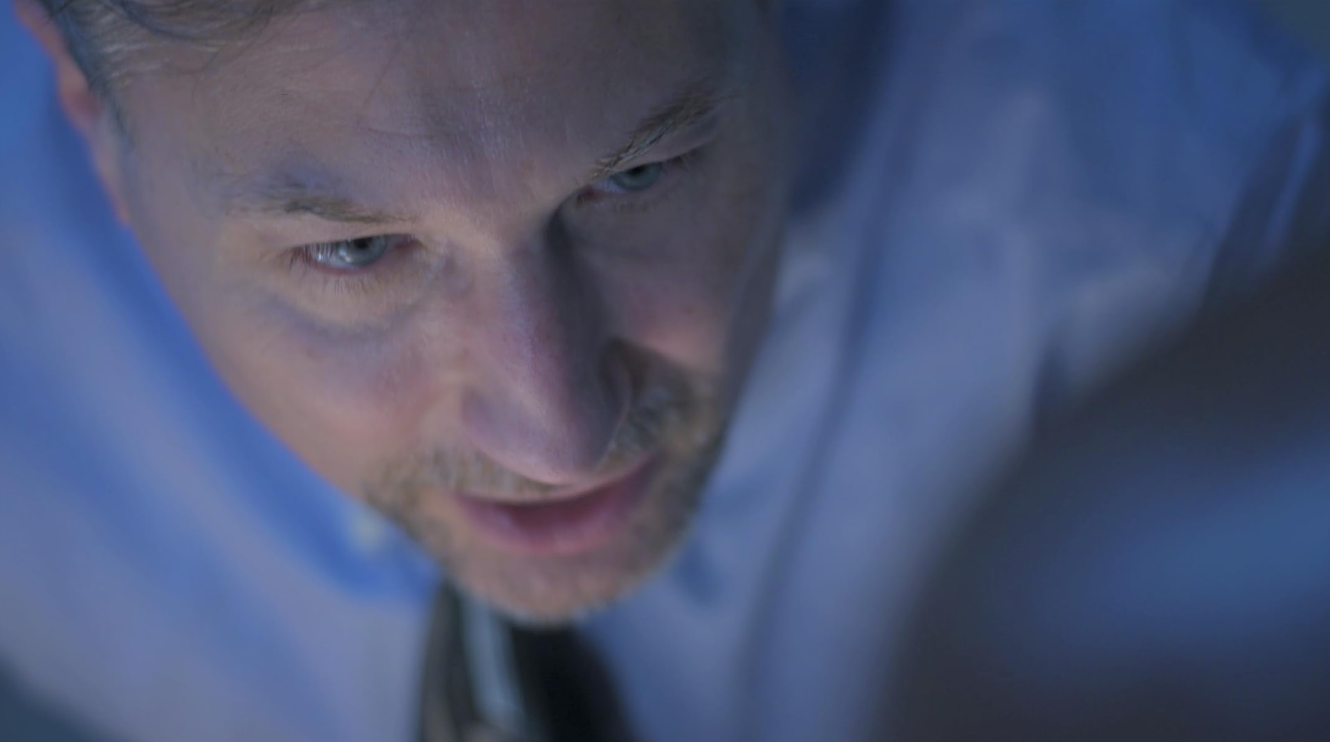 Brett Beoubay in an intense interrogation scene