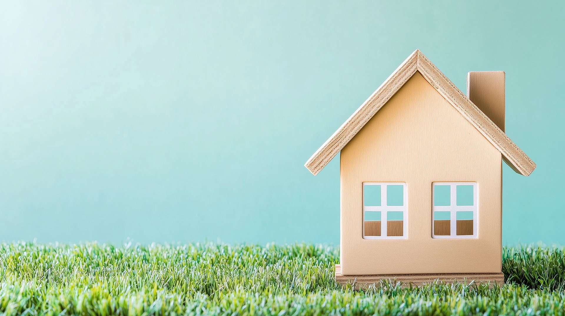 mini house on grass for symbolizing real estate ira investing