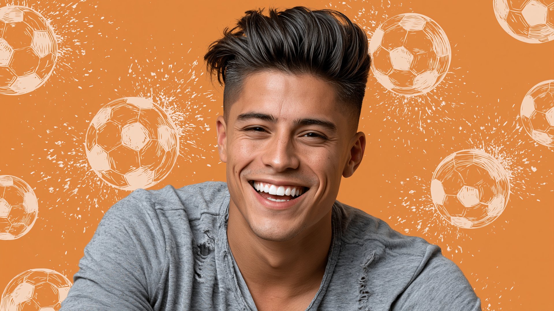 Soocer player hair style