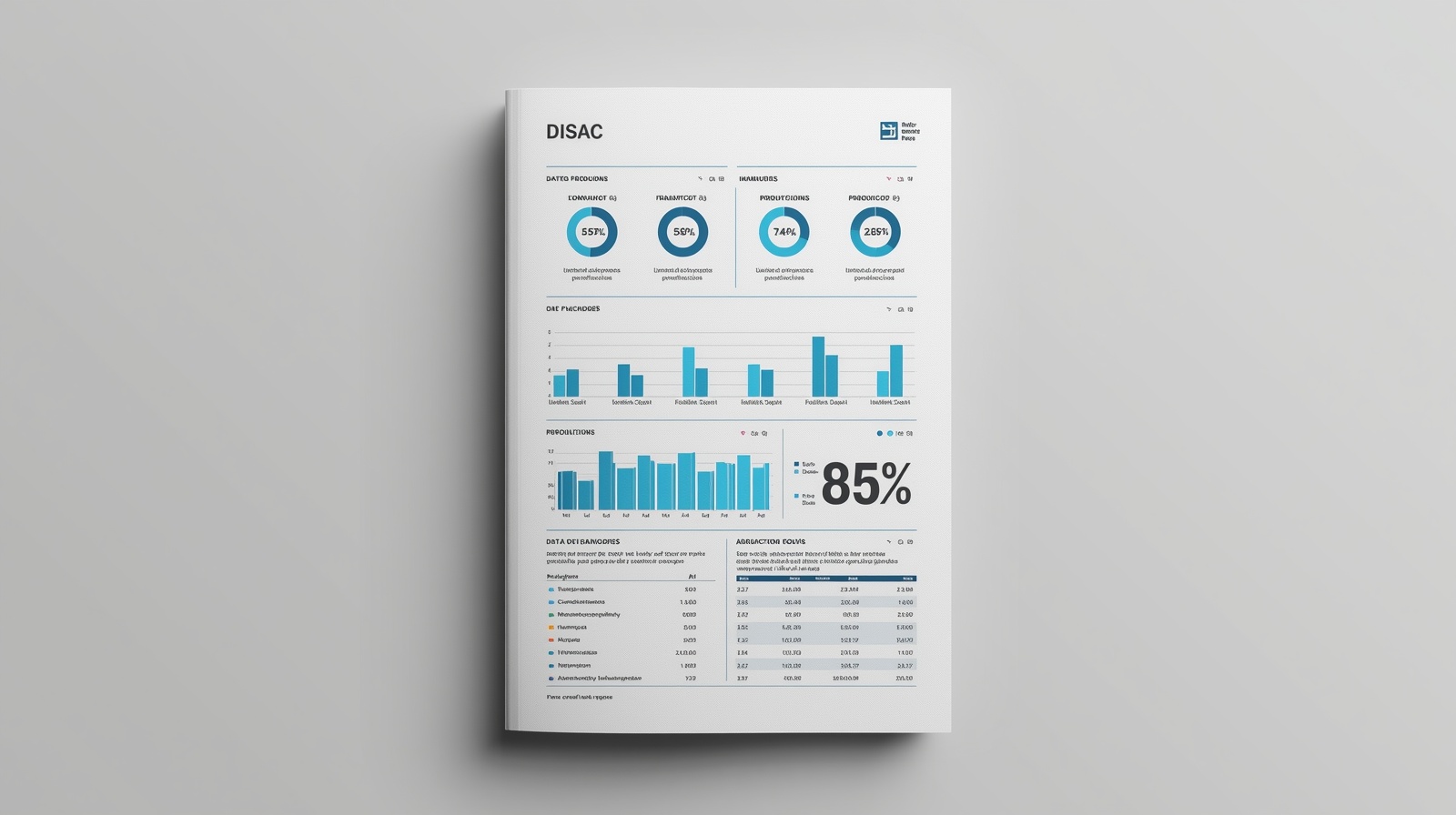 Reporte de produccion generado automatica, incluyendo indicadores por producto y ordenes de produccion