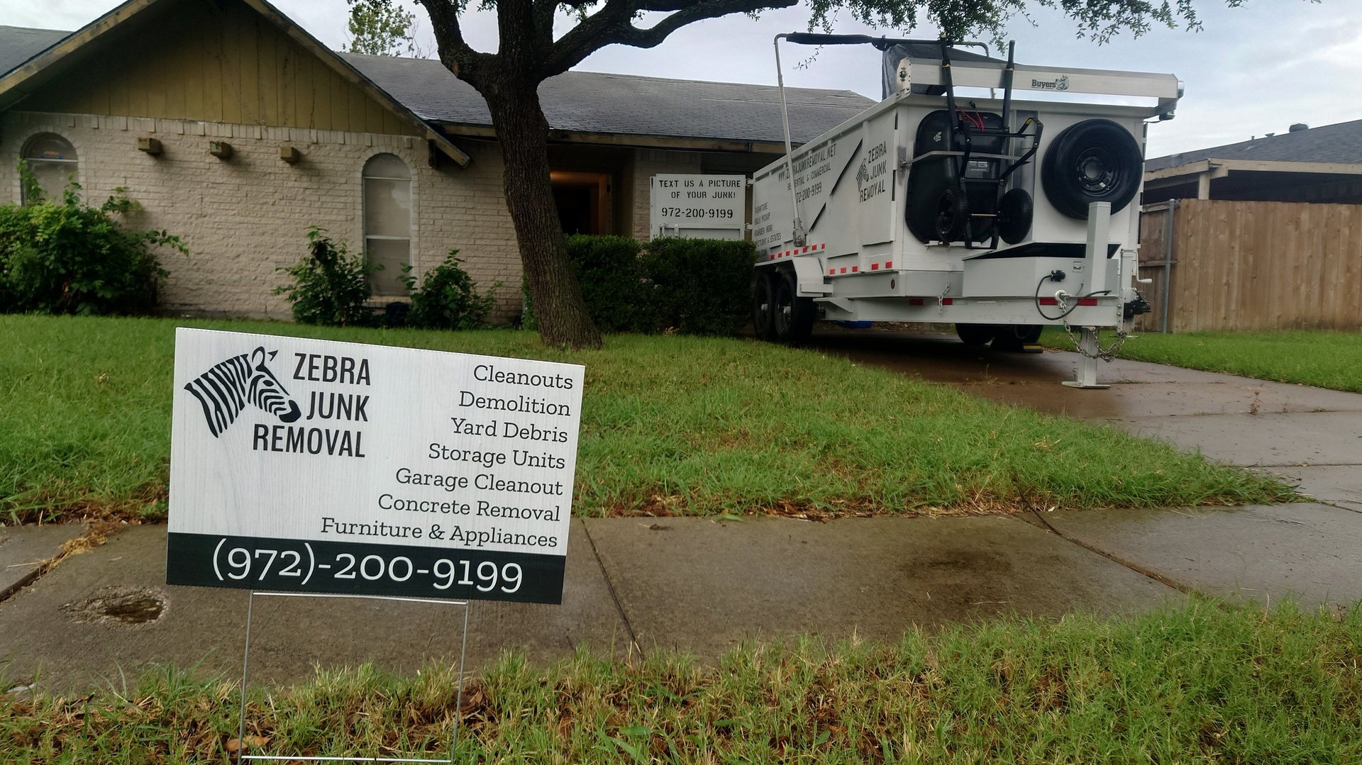 Picture of Zebra Junk Removal Working