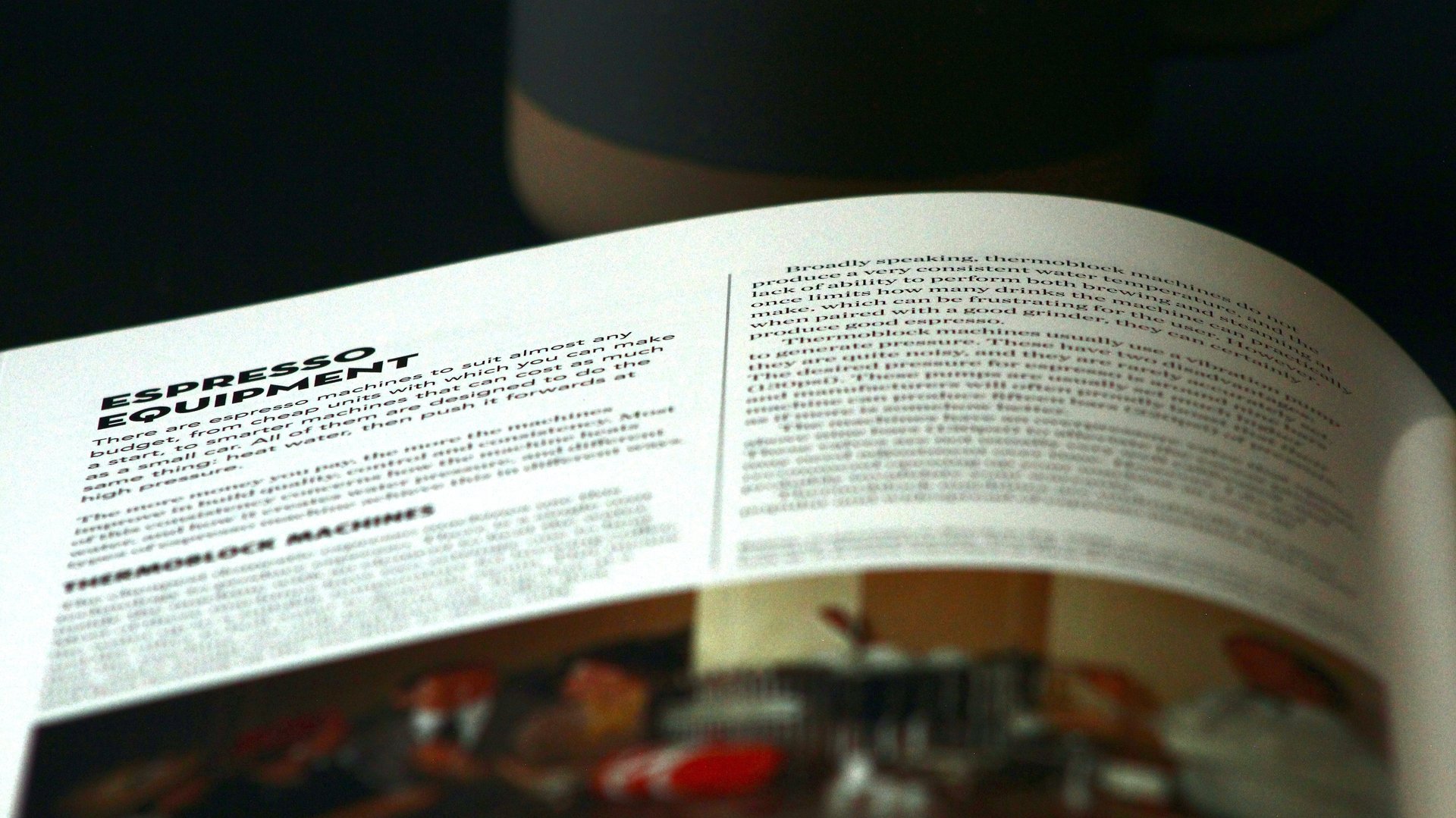 Espresso coffee book representing Brew Life Company recommended reading on coffee, personal growth. 