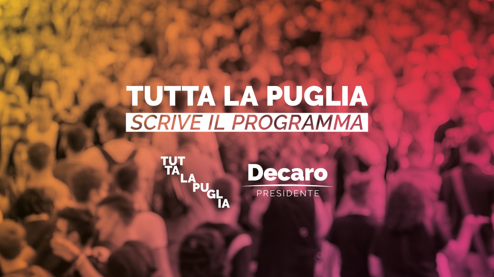 antonio decaro presidente regione puglia scrive il programma elezioni regionali