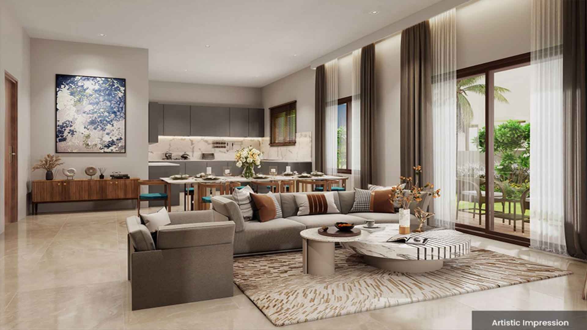 Lodha Sarjapur Road Interior - Living Room