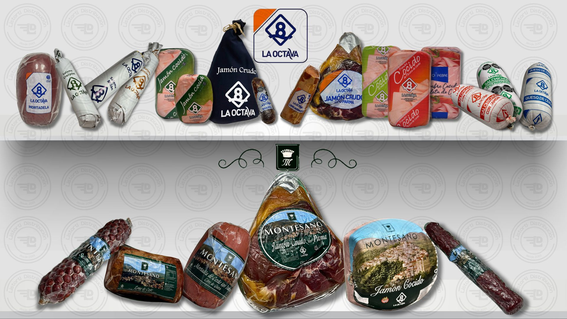 Listorti Distribución Mayorista fiambres-La Octava-Montesano-entregas gratis en CABA y zonas de GBA