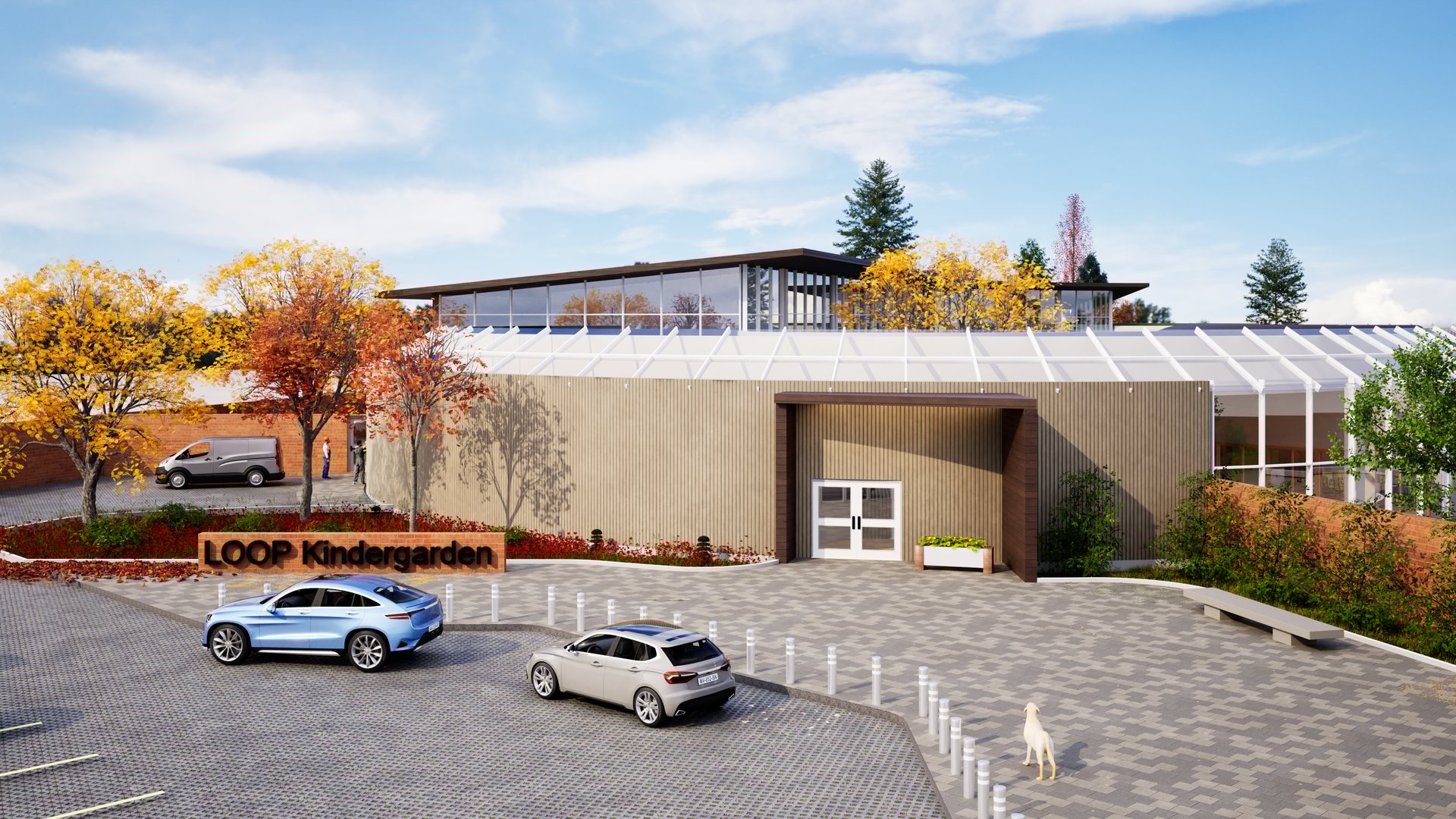 proyecto arquitectonico kindergarten Lituania