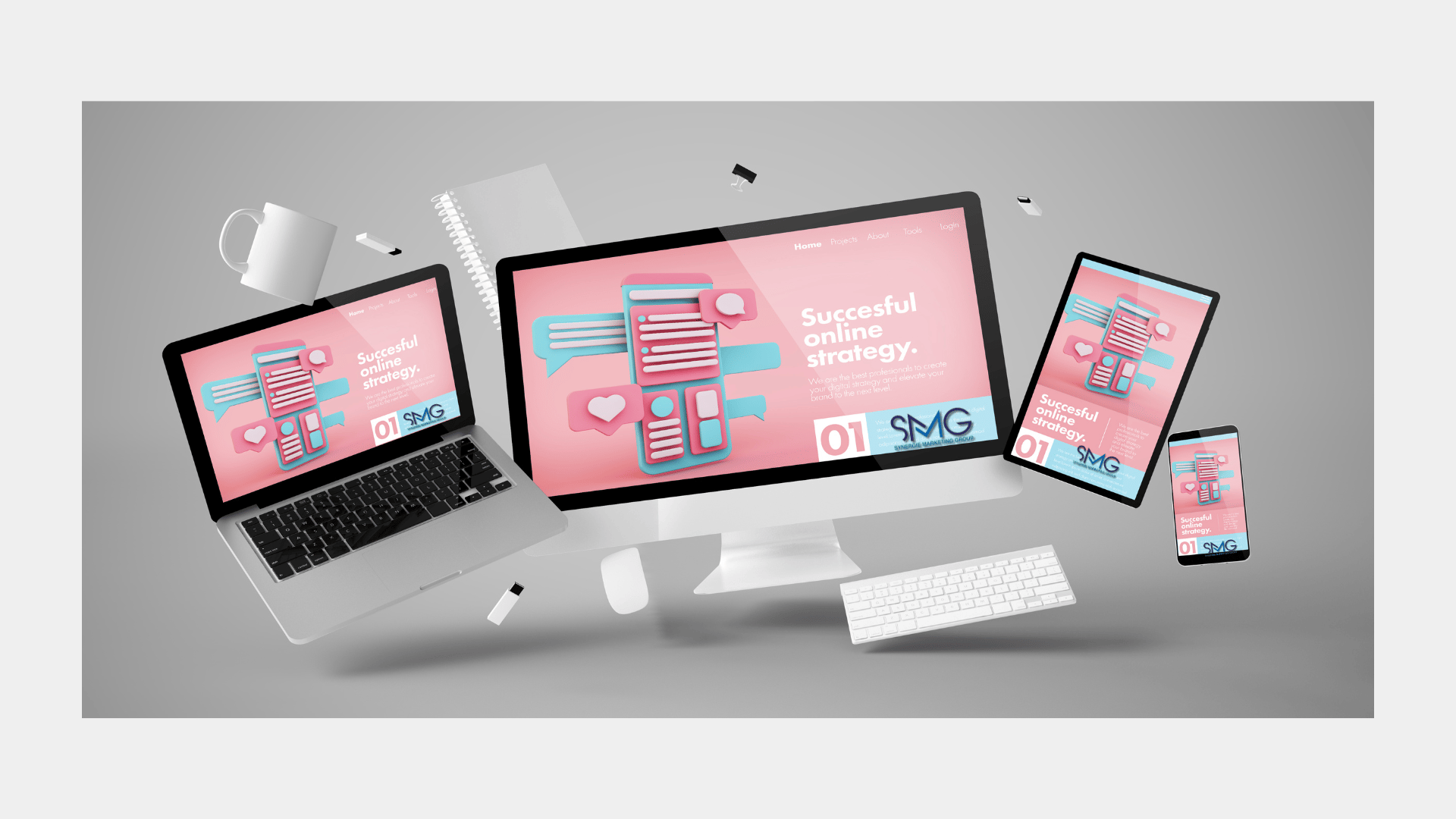 Création de sites web Synergie Marketing Group