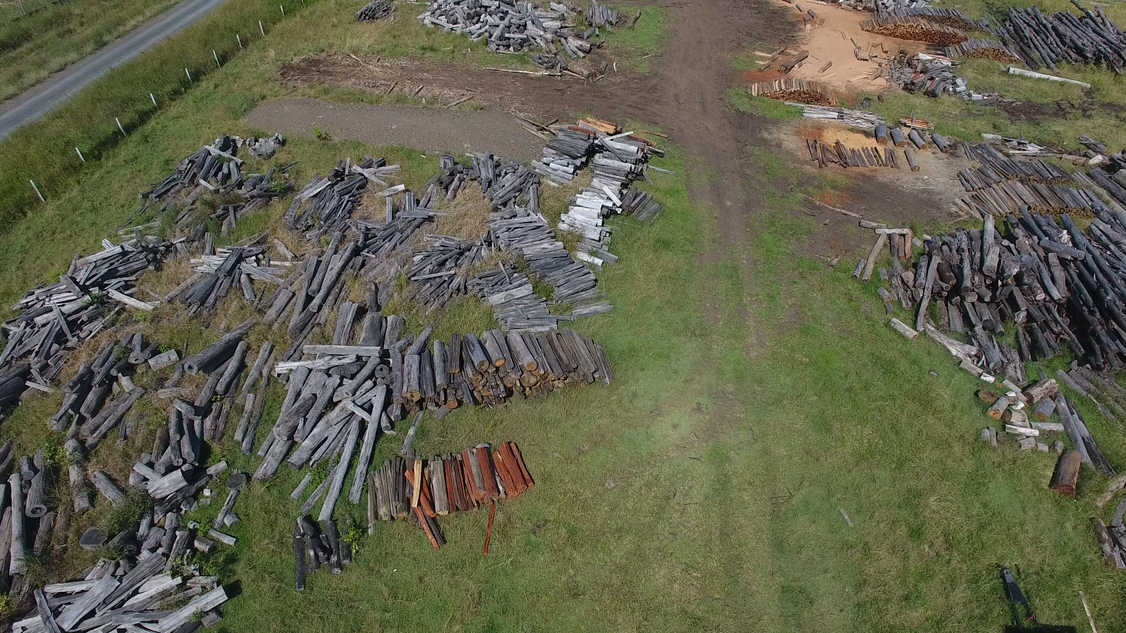 Unprocessed lumber for firewood