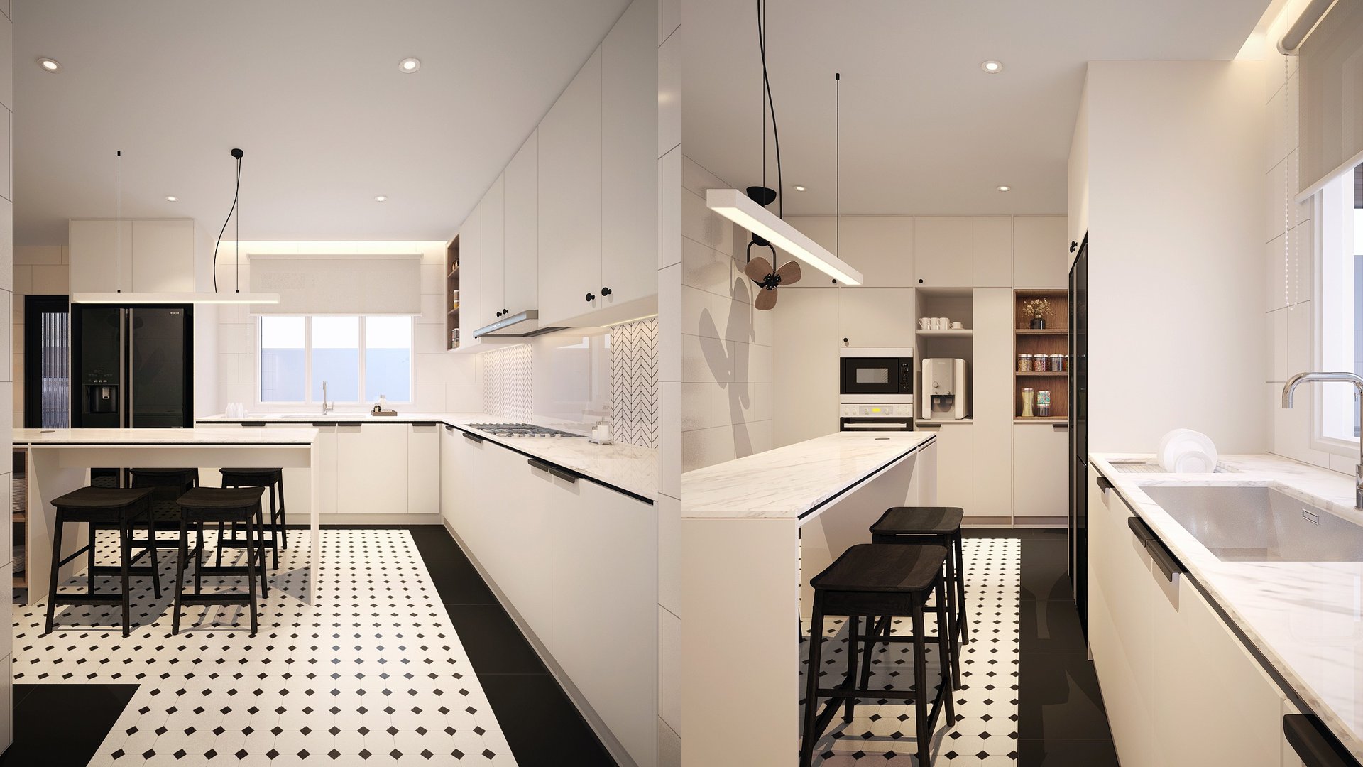 villa avenue kitchen