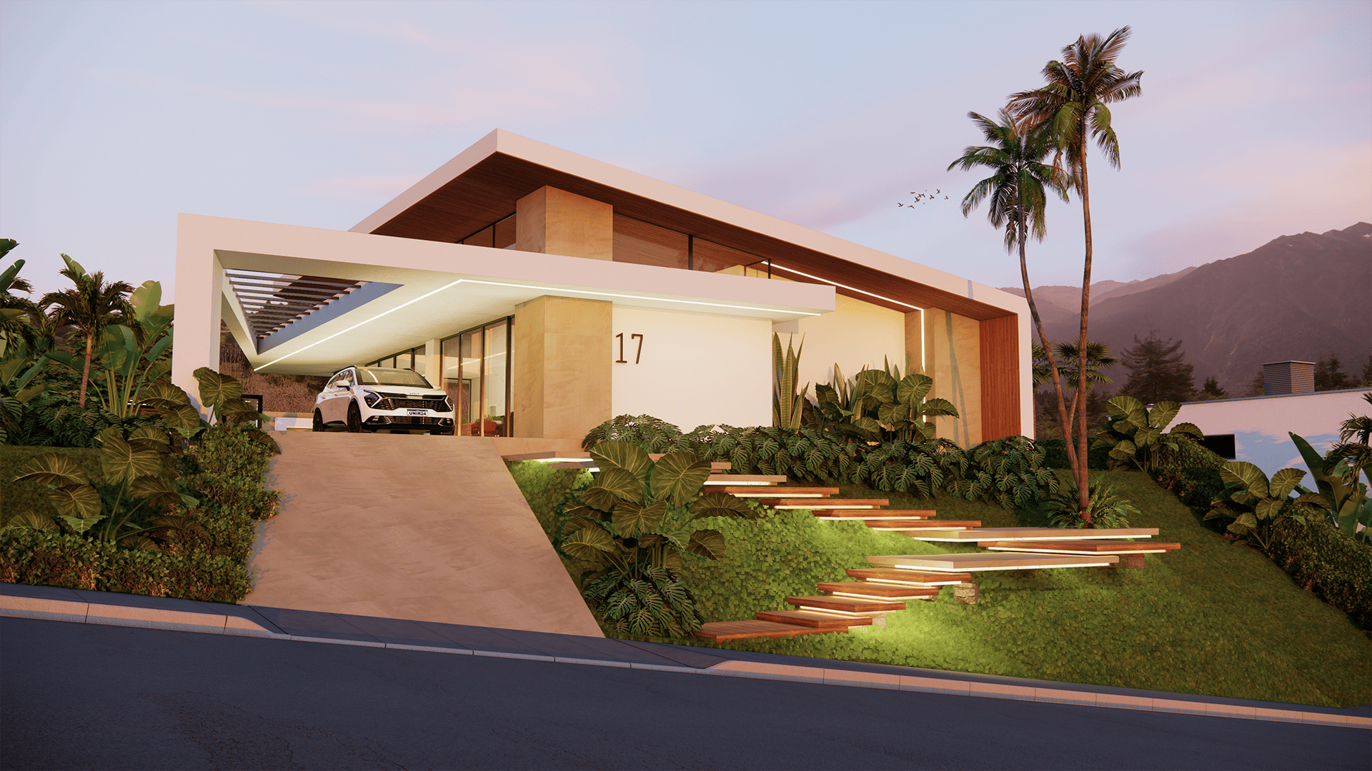 projeto de casa de campo alto padrão