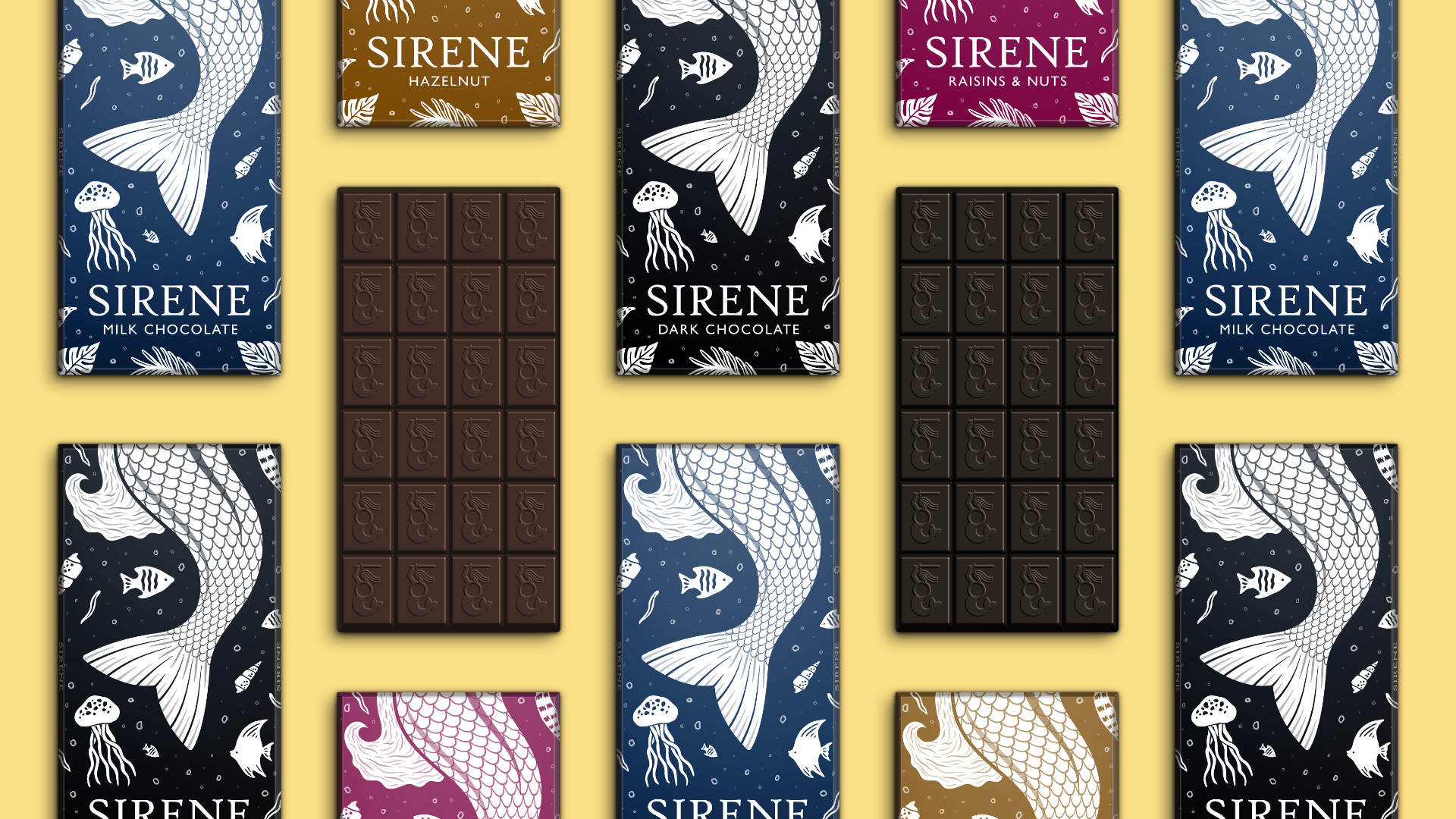 Sirene chocolate bars