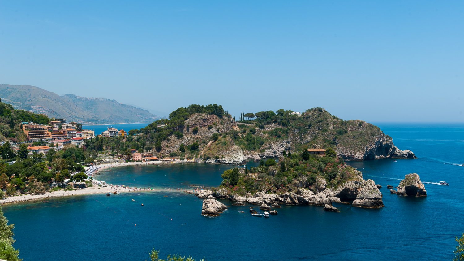  a small island in the middle of the jonic sea