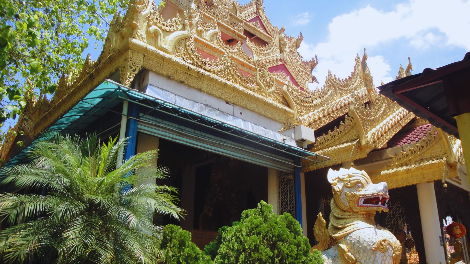 Templo histórico no centro de Penang, Malásia, parada de cruzeiros pela Ásia.
