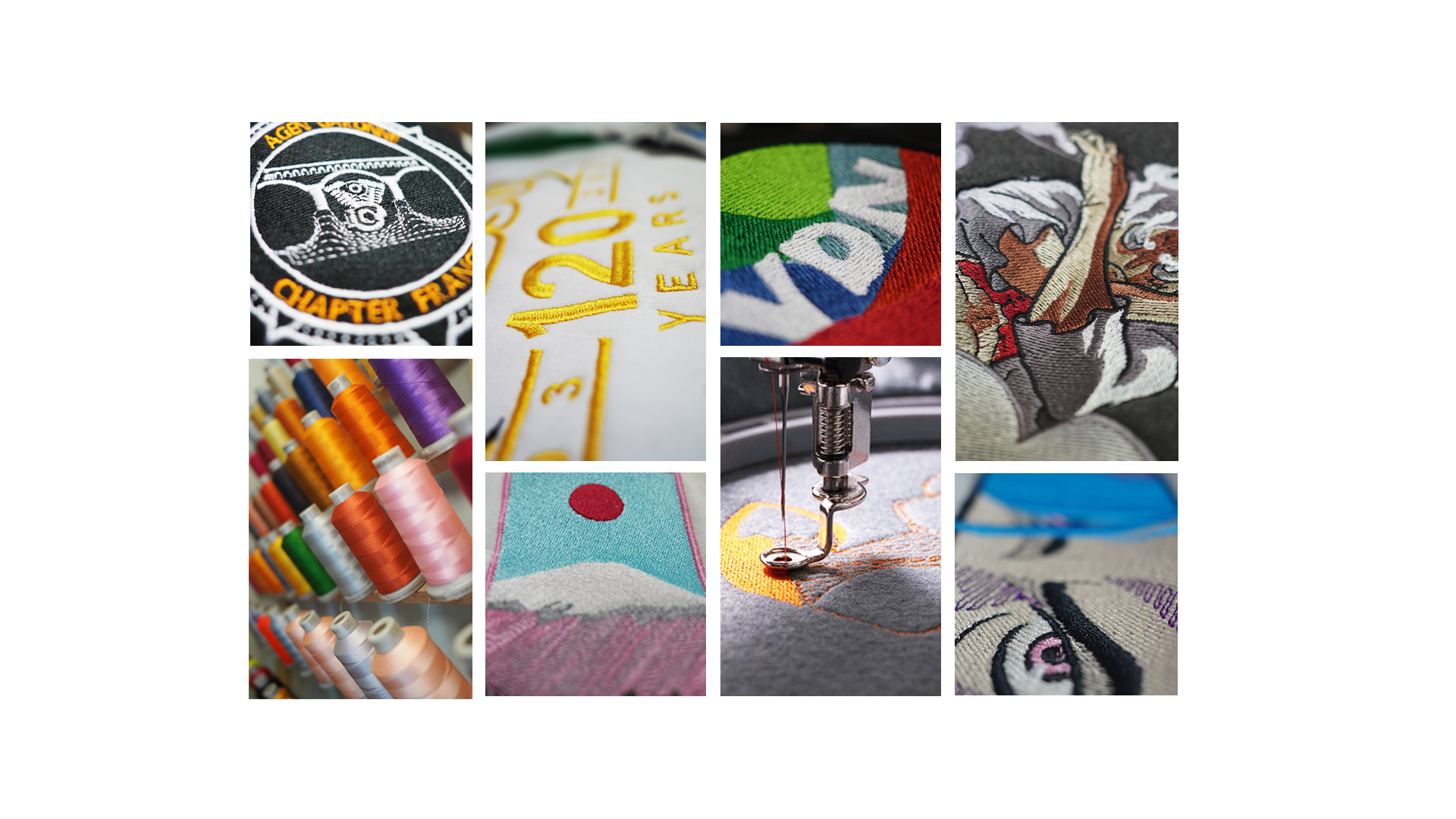 Canvas d'exemple de broderie