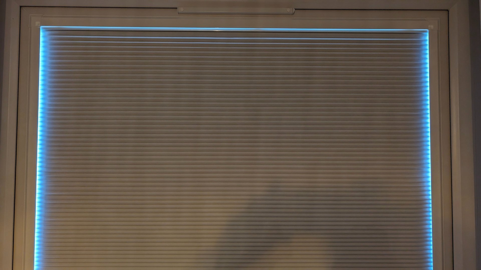 Perfect Fit blackout honeycomb blind installed in uPVC window in Aberdeen